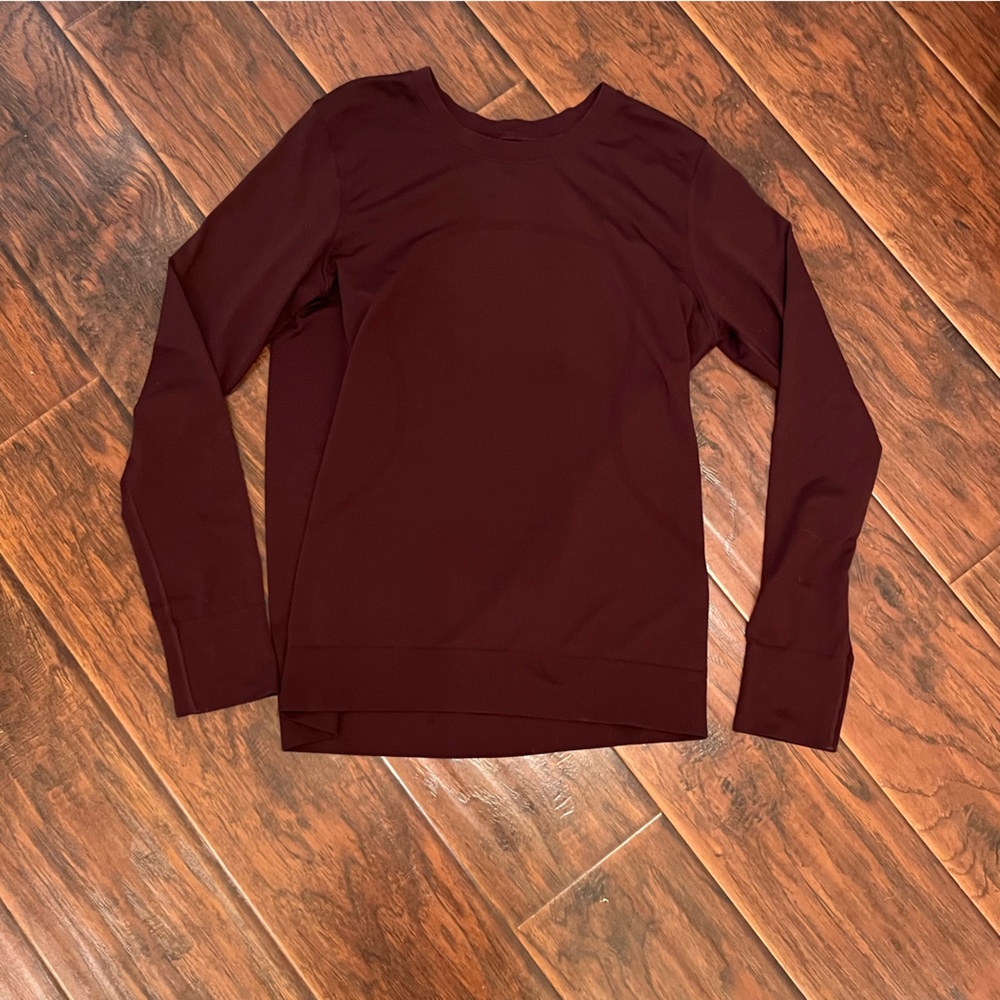 lululemon athletica Long Sleeve Top - Burgundy